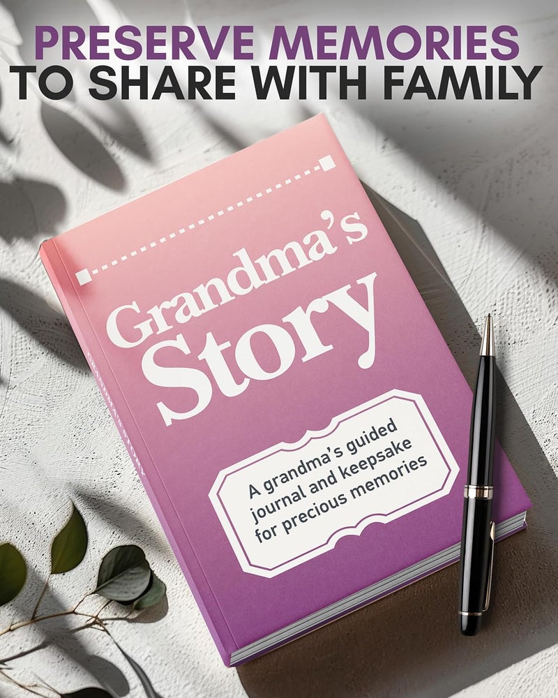 Coco & Lan Grandma's Life Story Journal: A Meaningful Keepsake for Grandma to Share Her Journey and Memories, Book Includes 250+ Prompt Questions, Sentimental Gifts Idea for Mother's Day, Birthday, Christmas - Image 5